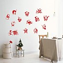 ZOOYOO Cute Colorful PVC Removable several christmas man of Wall Stickers Hot Selling Wall Decals For Home Decor