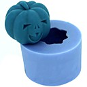 Halloween citrouille fondant  gateau au chocolat bougie de silicone l4.2cm  w4.2cm  h3.4cm