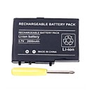 2000mah 3.7v rechargeable au lithium-ion kit batterie  outil pack pour nintendo nds de service DSL Lite