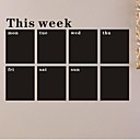 Wall Stickers Wall Decals Week Blackboard Chalkboard PVC Wall Stickers