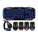 genie k5  x1 lumineux clavier de jeu filaire et un kit de souris 80016002000 dpi