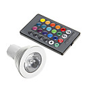 gu10 4w 150lm 5000k rgb ampoule conduit spot  85-265V 