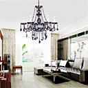 6 LightsEuropean Crystal Chandelier In Grey ColorGlass  Crystal