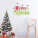 ZOOYOO Cute Colorful PVC Removable 3D word  merry christmas  style of Wall Stickers and Wall Decals For Home Decor