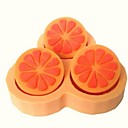 trois oranges argile de resine de gateau fondant au chocolat de  bonbons de silicone l10.7m  w10.7cm  h1.8cm