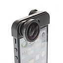 3-en-un clip sur 0.67x style objectif grand angle et 180 ° fisheye et macro jeu de lentilles pour iphone 55 ans