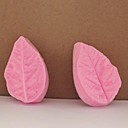 3d feuille fondant gateau au chocolat argile de resine  bonbons de silicone L5M  w3cm  h1cm