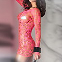 neon rose mini-robe ...