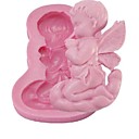 prier anges cuisson chocolat fondant de gateau de bonbons  l8cm  w6cm  h1.4cm