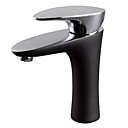 contemporain noble noir chrome de corps mitigeur robinet lavabo