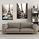 toile tendue art paysage tour eiffel roman ensemble de 2