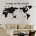 Wall Stickers Wall Decals World Map PVC Wall Stickers