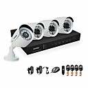 ZOSI 4 Channel H.264 HDMI DVR 700TVL Outdoor IR Camera CCTV Security System