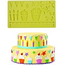 dentelle bowknot etoiles cuisson gateau fondant bonbons de chocolat mampoule l19.8m  w12.6cm  h0.75cm