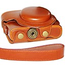 dengpin camera etui en cuir Housse de peau dhuile avec bandouliere pour Sony DCS-RX100 ii m2 m3 RX100 RX100 iii