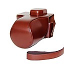 cuir dengpin protection etui modele Housse de litchi avec bandouliere pour sony alpha a7 A7R ILCE-7R