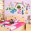 doudouwo autocollants muraux stickers muraux pepole le sticker mural PVC blanc infante et de la princesse de la neige