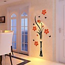 3d stickers muraux stickers muraux des fleurs en cristal acrylique murales bricolage autocollants