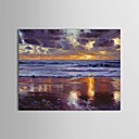 main paysage peinture l huile peinte l horizon par steve henderson avec cadre etire