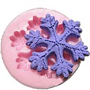 Snowflake Fondant Cake Chocolate Resin Clay Candy Silicone MoldL7mW7cmH1cm