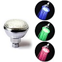 capteur de temperature abs 3 couleurs changeantes conduit douche de lumiere tete sprinkler lueur pour la maison salle de bain couleur aleatoire