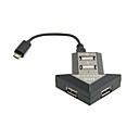 USB 2.0 OTG moyeu adaptateur 4 ports pour telephone intelligent et tablette pc portables