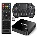 MXIII Amlogic S802 XBMC Fully Loaded TV Box 2G RAM 8G ROM RII i8 Airmouse QWERTY Keyboard Bundle Kit 2.4G 5G Dual Wifi