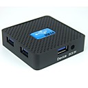 4 ports usb 3.0 hub derniere super vitesse de forme carree chipset alimente par bus avec un cable USB de 2 m 3.0