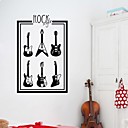 stickers muraux stickers muraux pvc guitare stickers muraux