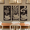 stickers muraux stickers muraux de cafe modernes mur de PVC autocollants