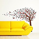 stickers muraux autocollants de mur les oiseaux modernes arbre pvc stickers muraux