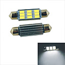 Carking feston 39mm-5630-9SMD LED de voiture Rome le de lumiere blanche 12V2PCS