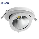 ienon 15w 3000k 1200-1300lm prechauffage de la le de l angle de la lumiere blanche reglable de plafond conduit  AC100-240V 