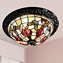 12 Inch Butterfly Design Tiffany Shell Ceiling L