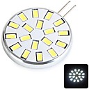 g4 5W 420lm 18x5630smd 6000-6500K lumiere blanche froide led bi-broches  ac  dc 12v 