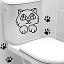 stickers muraux stickers muraux stickers muraux chat salle de bains