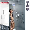 thermostatique robinet de douche 16 pouces plafonnier ultra-mince injection dair leconomie deau la tete de douche pluie