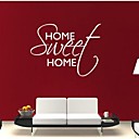 jiubai sweet home citation sticker mural de decalque de mur 57  80cm