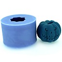 Halloween citrouille fondant  gateau au chocolat bougie de silicone l4.2cm  w4.2cm  h3.4cm