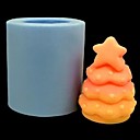 arbre de noel des outils gateau fondant au chocolat silicone mampoule cake de decoration l5.6cm  w5.6cm  h6.5cm