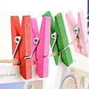 la qualite creative petit ensemble de pince en bois de 200 pieces  de campouleur aleatoire 