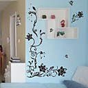 stickers muraux stickers muraux salon fleurs de decoration murale affiche pvc autocollants