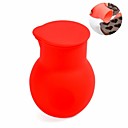 bricolage mini-pot de fusion de chocolat un materiau en silicone dia. 5.5cm campouleur rouge