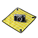 dustgo MCD-40 de conception de tartan jaune emballage de protection magique pour appareil photo sans miroir 48  48cm