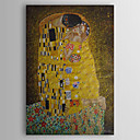 Peinture l huile realisee la main sur canevas tendu - Le Baiser de Gustave Klimt