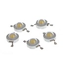 cmy-49 diy 1s 80lm perles de le 3v 3.2v-3000-3500K lumiere chaude de epistar  5 pieces 