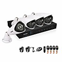 zosi systeme de securite 8 canaux H.264 hdmi d1 dvr camera de surveillance exterieure vision nocturne ir de 200 pieds de 4 pieces 70m