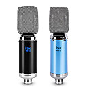 isk RM12 capacitif microphone pour enregistrer le noir bleu