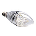 dimmable e14 4w 360lm 5500-6000K lumiere blanche naturelle conduit ampoule de bougie  220v