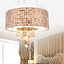 pendentif en cristal de style mediterraneen lumiere 220v rond